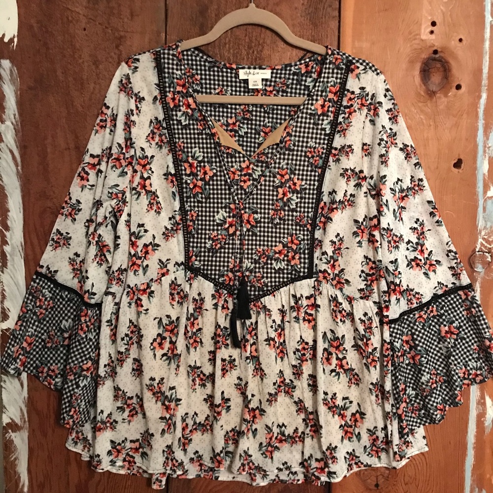 Light Weight Adorable Frilly Blouse